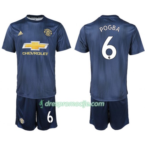 Manchester United Dres ROGBA 6 Dječji Treći 2018/19 Kratkih Rukava Manchester United Dres ROGBA 6 Dječji Treći 2018/19 Kratkih Rukava
